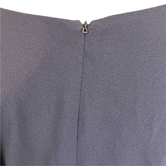 NWT JULIA JORDAN Navy Blue Flutter Sleeve Front Knot Romper Jumpsuit (14) - Picture 8 of 16